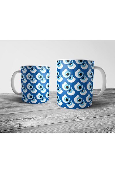 Pixxa Evil Eye Bead Mug Cup Model 1