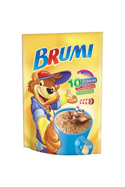 Brumi Granulated cocoa for milk, Brumi, 300 g, bag