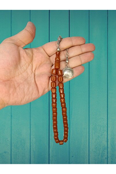 Anemore Collection سبحة من العقيق الأصفر بقطع كبسولي T-159