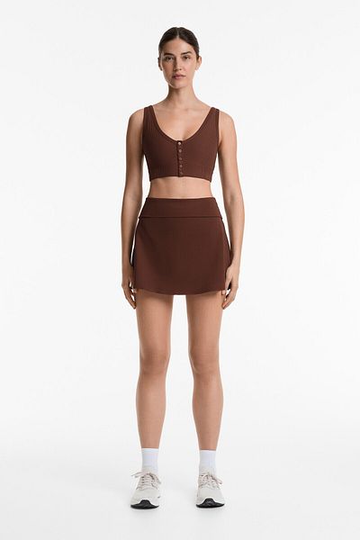 Oysho Foldover waist Comfortlux skirt