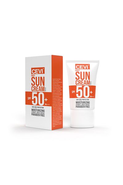 cevi ® كريم الوقاية من الشمس اليومي SPF50+ ملون