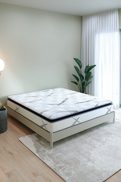 AKSviva Aqualis Çift Kişilik Pedli Paket Yaylı Yatak 30 Cm