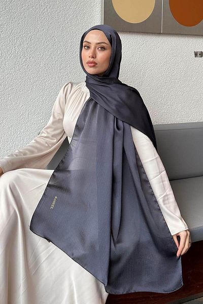 lamelif Janjan Shawl Anthracite