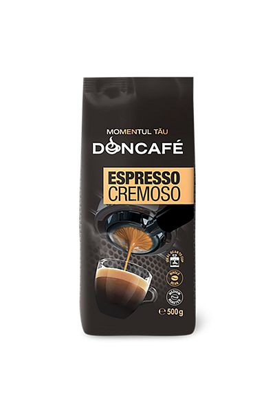 DONCAFE Coffee Beans, Doncafe Espresso Cremoso, 500g