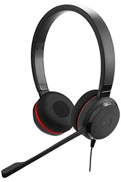 Jabra Evolve 30 II Wired Stereo USB-C Headset Certified for Microsoft Teams (Black, On-Ear)
