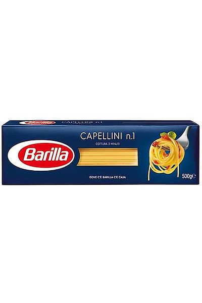 Barilla Paste Capellini n.1, Barilla, 500 g x 6