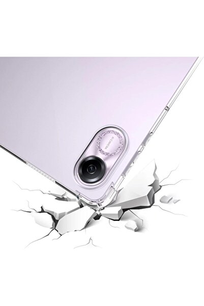 m.tk moveteck Honor Pad X9 Uyumlu Kılıf Antishock Arkası Şeffaf Köşe Korumalı Darbeye Dayanıklı Tablet Kapak