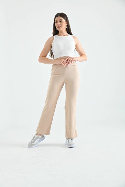 MOVİMENT Кам'яний рушник Тканина Широкі штани з в'язаним краєм