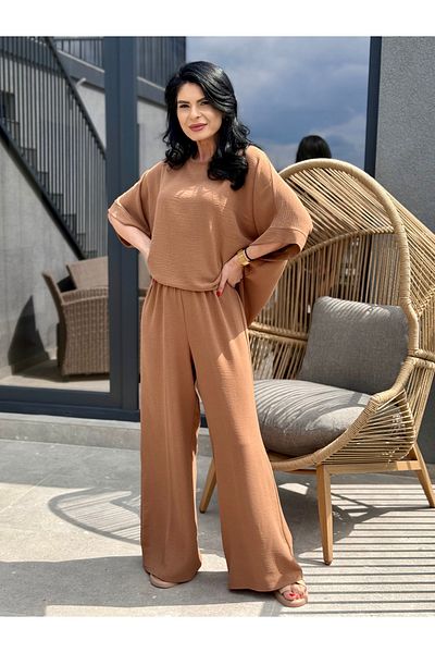 RAMONA BADESCU EXCLUSIVE Casual Set in Crepe Fabric – Fluid and Comfortable Cut