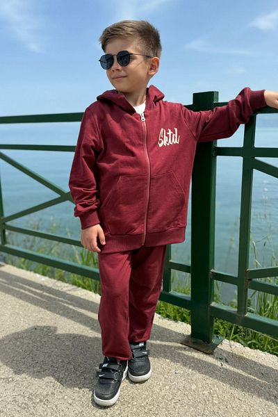 Pollito Boys' Seasonal Paris Embroidered 2-Piece Tracksuit Set