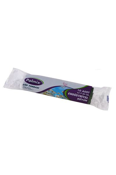 Omnipazar Polmix End Large Size Garbage Bag 65x80 Cm 20 Rolls 200 Pieces 3 Kg Black
