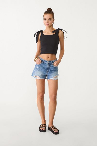 Stradivarius Contrast top with ties