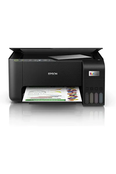 EPSON طابعة Ecotank L3250 متعددة الوظائف مزودة بخزان حبر وواي فاي وماسح ضوئي وناسخة (إصدار المملكة العربية السعودية)