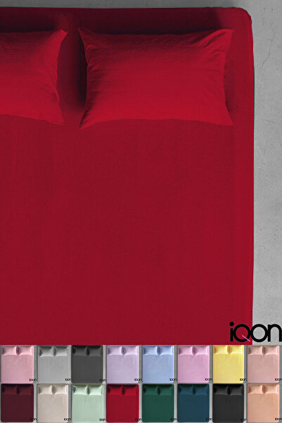 İQON Ranforce Woven Fitted Sheet Set Double - 21 Colors