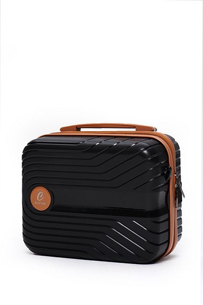 ELATAE Unbreakable Exclusive Pro Premium Polypropylene Women's Makeup Bag Shoulder Strap Password Hand Suitcase