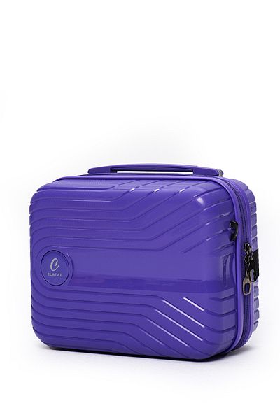 ELATAE Unbreakable Exclusive Pro Premium Polypropylene Women's Makeup Bag Shoulder Strap Password Hand Suitcase