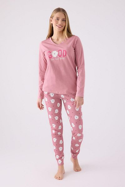 Arnetta Pink Mother Daughter Pajamas Set, (Different Price for Each Age Group)