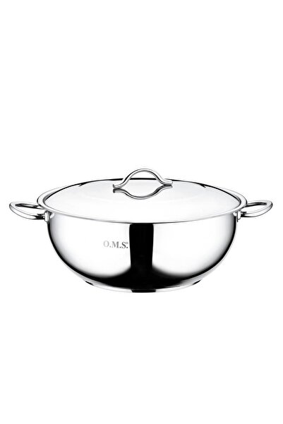 OMS PASLANMAZ أومس وعاء مسطح 34x12 سم