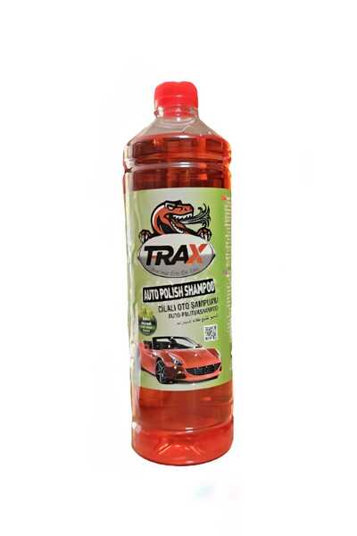 TRAX Cilalı Oto Şampuanı Elmalı Parfumlu Etkili Temizlik Süper Parlaklık 1 lt