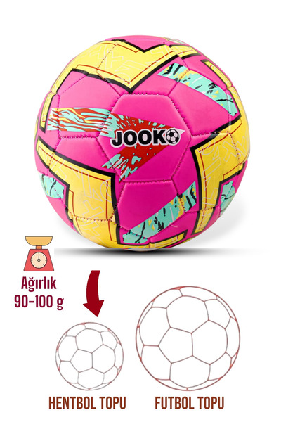 İMVULA Hentbol Topu Renkli  Çocuk Mini Futbol Topu İç Mekan Minik Top