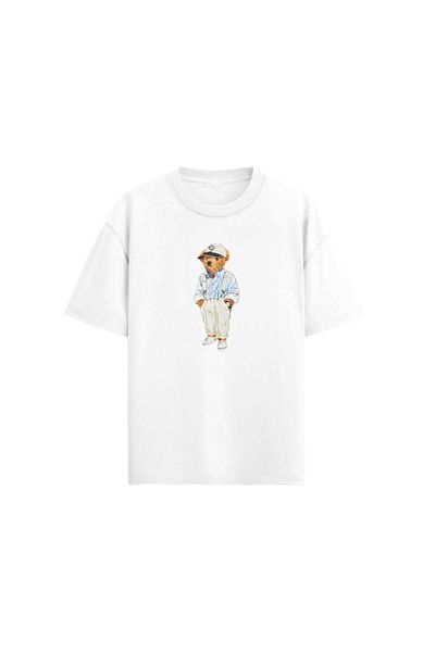 The Champ Clothing Tricou de damă cu model de urs în stil stradal