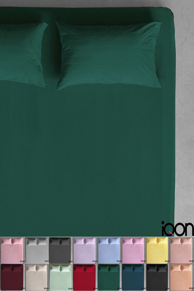 İQON Ranforce Woven Fitted Sheet Set Double - 21 Colors