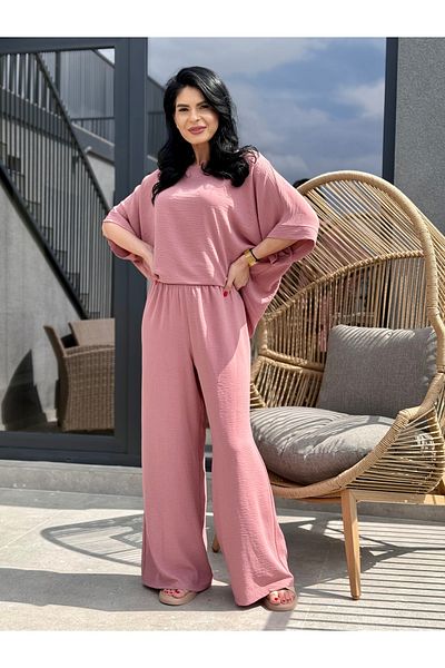 RAMONA BADESCU EXCLUSIVE Casual Set in Crepe Fabric – Fluid and Comfortable Cut