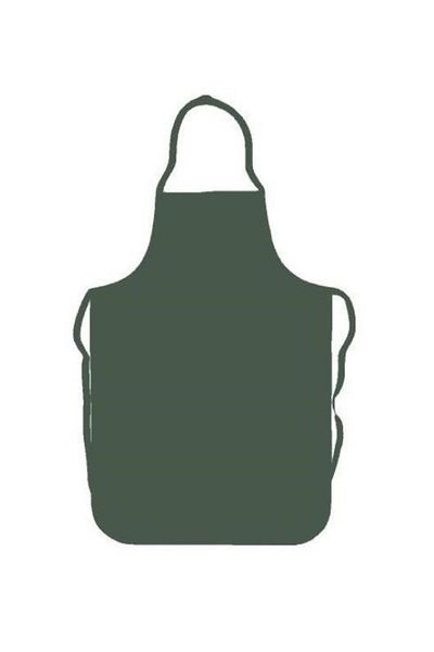 Omnisoft Khaki Green Hanging Kitchen Dish Apron Laminated 70 X120 Cm