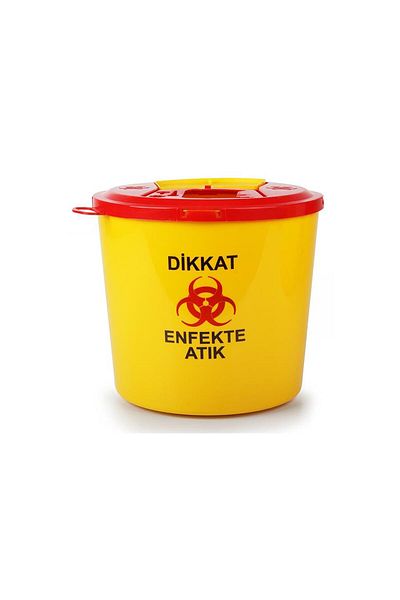 Omnisoft Πλαστικός κάδος απορριμμάτων ιατρικών απορριμμάτων 10 Lt