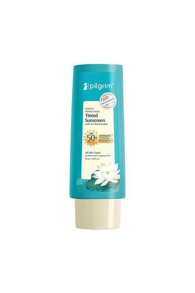 Pilgrim Korean White Lotus TINTED SUNSCREEN SPF 50 ml