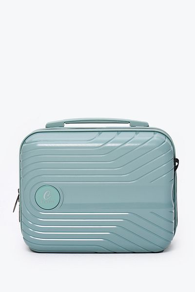 ELATAE Unbreakable Exclusive Pro Premium Polypropylene Women's Makeup Bag Shoulder Strap Password Hand Suitcase
