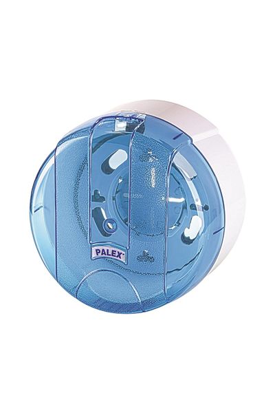 Omnisoft Plx 3440-1 Large Inner Pull Toilet Paper Dispenser Transparent - Blue