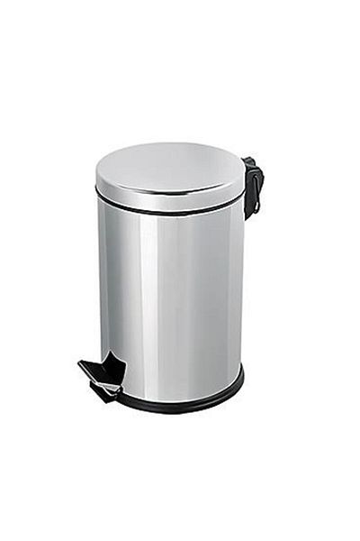Omnisoft Plx3700-308 Κάδος απορριμμάτων από ανοξείδωτο χρώμιο 8 Lt