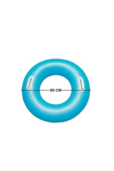 TUENGİ STORE Inflatable Ring with Grip Highlighter Large Size Children's Sea Pool Swimming Ring 85 cm