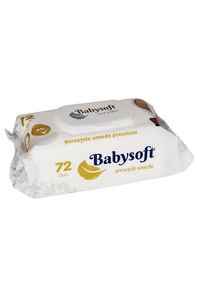 Babysoft BabySoft Premium wet wipes, 72pcs/pack