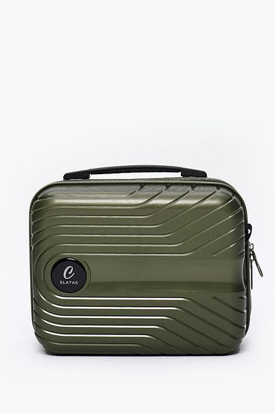 ELATAE Unbreakable Exclusive Pro Premium Polypropylene Women's Makeup Bag Shoulder Strap Password Hand Suitcase
