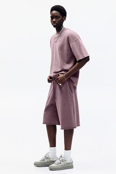 Pull & Bear Baggy jogger Bermuda shorts