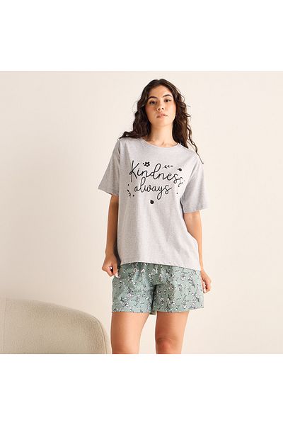 FAV Floral Print Shorts Set