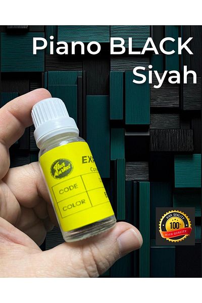 Flea Market (Code - Piano Black) - Glossy Black Professional Retouching Paint - Stone Mark and Scratch Remover