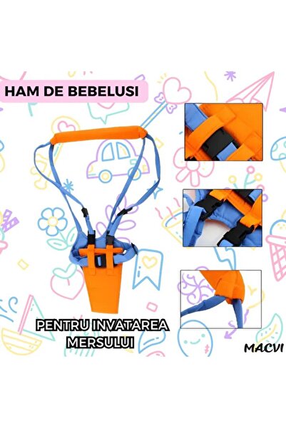 MACVI Macvi® Baby First Step Training Belt, Walking Assistant, 6-24 months, 150 g