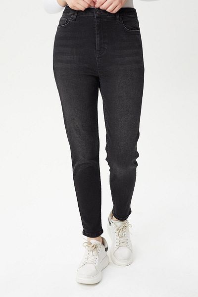 Twister Jeans Mila 9444-07 Black Black Lycra Recovery Fabric Slim Fit Women's Jeans