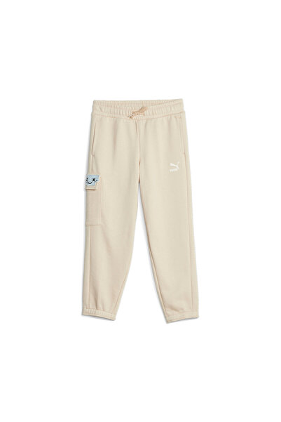 Puma Kids Classics Mix Match Sweatpants - Beige