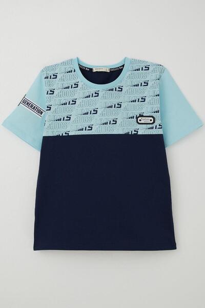 Breeze Хлопчик Tisort з принтом з чубчиком 916 років світло-блакитний