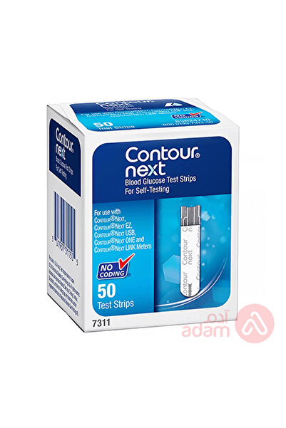 CONTOUR نكست BLD جلوكوز 50STRP