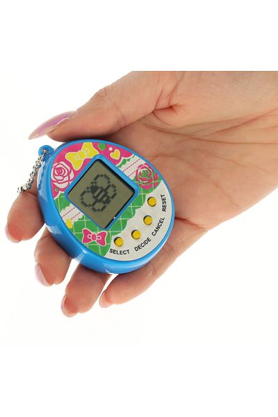 kik Joc electronic interactiv Electronic Pets, 6 x 5 cm, model ou, 5 ani+, albastru