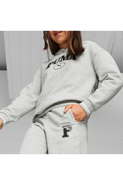 Puma Youth Girls SQUAD Sweatpants - Gray