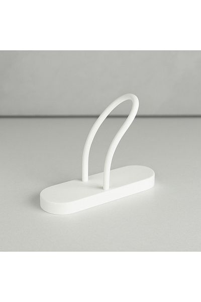 ZARİF KUMASH White Filter Coffee Paper Holder Plastic Stand Apparatus