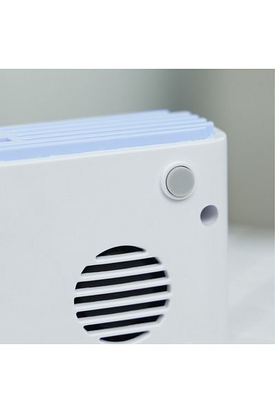 OEM Purificator de aer, wireless, 3 in 1, albastru, din abs, 10 x 10 x 4 cm, incarcare wireless si USB