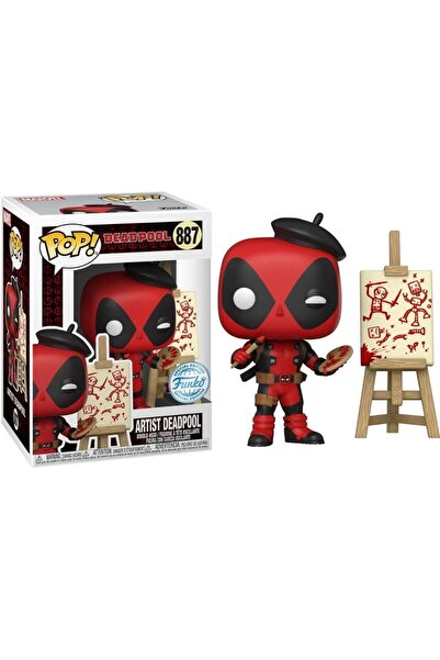 Funko Pop! Marvel: Deadpool Artist, 30. Yıl Dönümü Koleksiyon Figürü, 9 cm