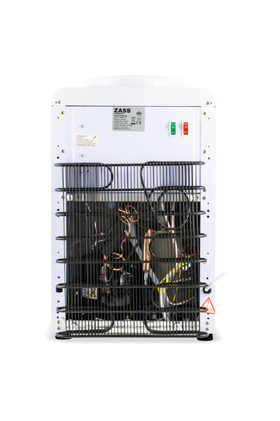 Zass Office water dispenser, ZTWD 13C with compressor, Heating power 550W, cooling power 90W, White